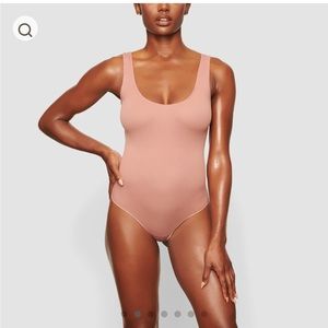 Skims Stretch Rib Tank Bodysuit Size S/M
